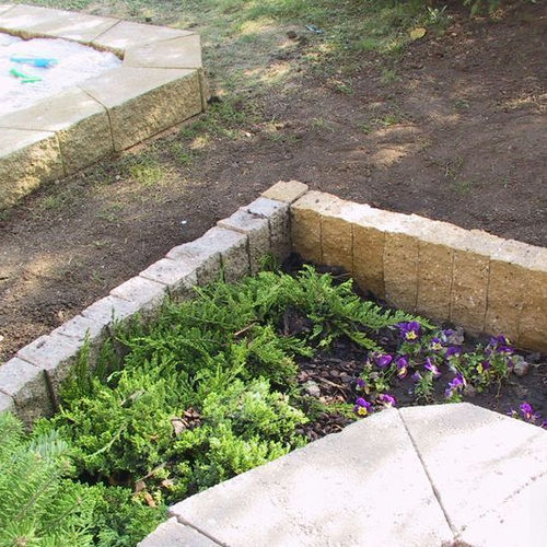 Bordura da giardino - 65-600 - KB BLOK - in calcestruzzo / rettangolare