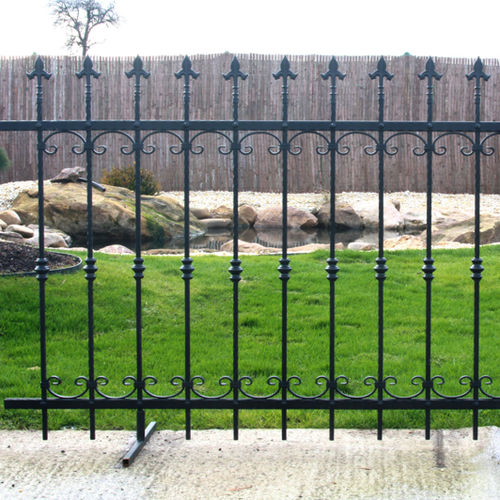 Recinzione a sbarre - ROMA - KB BLOK - da giardino / in ferro modellato / classica