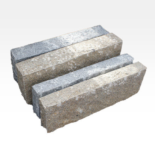 Bordura divisoria - KERBS : NATURAL SPLIT YELLOW - DVTSTONE - per marciapiede / in granito / lineare