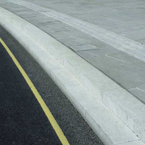 Bordura per marciapiede - KERBS : GREY CURB - DVTSTONE - in pietra naturale