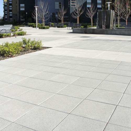 Lastricato in pietra - 18 x 18 - ACKER STONE - da esterno / liscio / colore personalizzabile