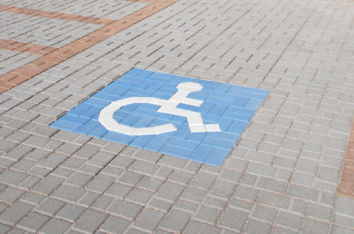 Pavé in pietra - HANDICAPPED PARKING KIT - ACKER STONE - da esterno / per parcheggio / liscio
