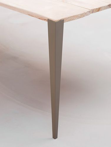 Base per tavolo in acciaio - TOL_X - Des pieds sous ma table - in legno / contemporaneo