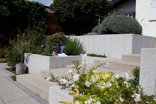 Bordura da giardino - UHL - in calcestruzzo / rettangolare