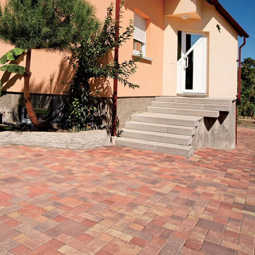 Pavé in calcestruzzo - FEUILLES DE VIGNE - Heinrich & Boch - carrabile / antiscivolo / resistente al gelo