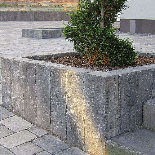 Bordura da giardino - RUSTIQUE - Heinrich & Boch - in calcestruzzo / lineare