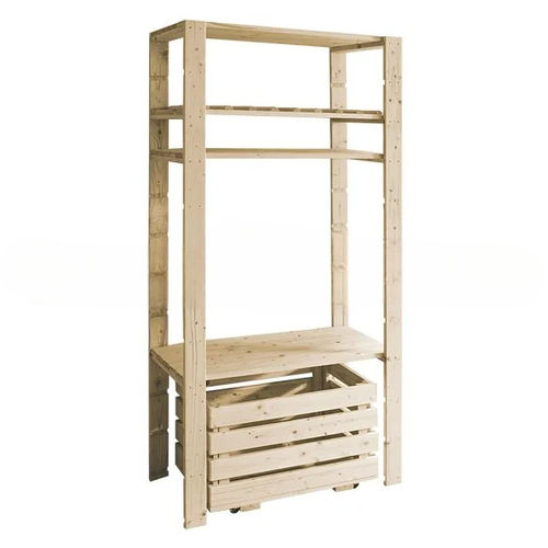 Scaffale modulare - COMBO - DAKOTA - a rotelle / contemporaneo / in legno