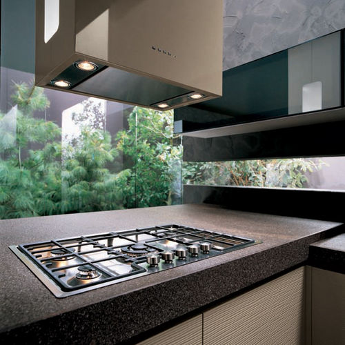 Piano di lavoro in pietra - PURPLE PORPHYRY - EURO PORFIDI - contract / da cucina / da esterno