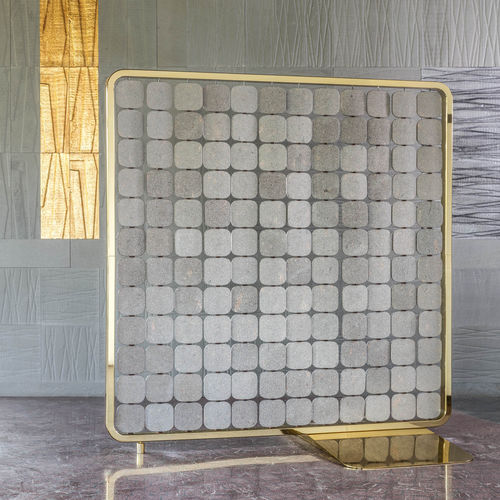 Paravento contemporaneo - STIPPLE SCREEN - EURO PORFIDI - in pietra naturale