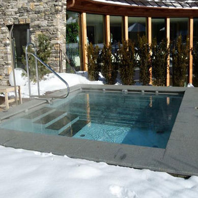 Bordo di piscina in porfido - PORFIDI ITALIA 2000 - antiscivolo