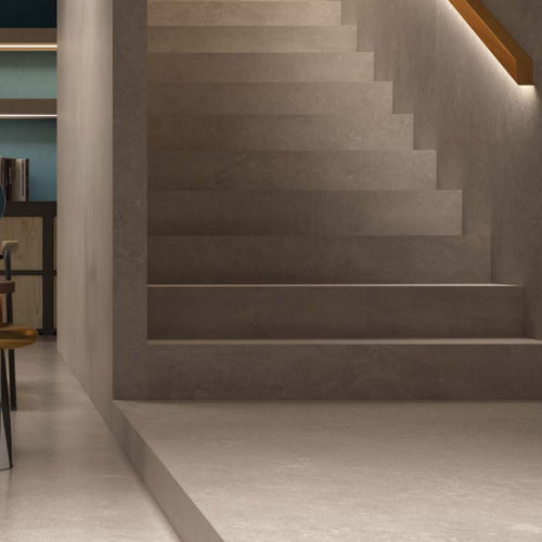 Lastra in pietra in gres porcellanato - NOBILE BRUGES - KRONOS CERAMICHE - per pavimento / per facciate / per stanza da bagno