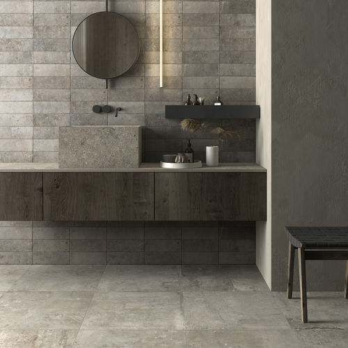 Piastrella in gres porcellanato - TAUPE  - KRONOS CERAMICHE - opaca / lucida / finitura naturale