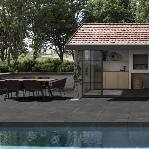 Piastrella in gres porcellanato - NUIT CARVED - KRONOS CERAMICHE - opaca / finitura naturale / 3D