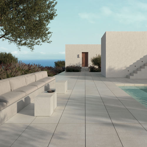 Piastrella in gres porcellanato - CALCE - KRONOS CERAMICHE - finitura naturale / da esterno / da giardino