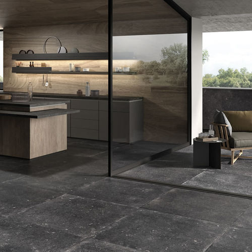 Piastrella in gres porcellanato - ÉVO - KRONOS CERAMICHE - finitura naturale / da interno / da bagno