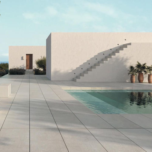 Piastrella in porcellana - CALCE 2.0 - KRONOS CERAMICHE - in calcestruzzo / opaca / da esterno