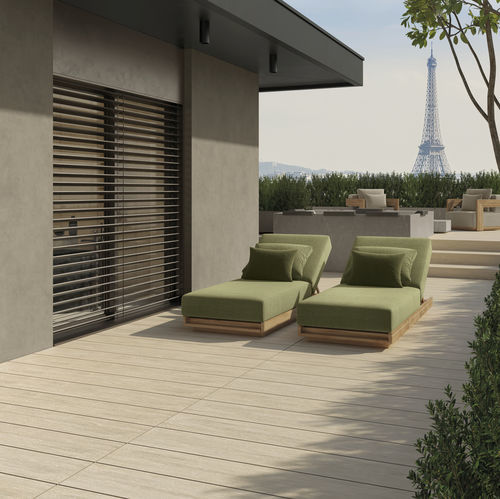 Piastrella in legno - PURE - KRONOS CERAMICHE - finitura naturale / da esterno / per esterno