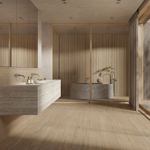 Piastrella in legno - AMBRE - KRONOS CERAMICHE - finitura naturale / da interno / da esterno