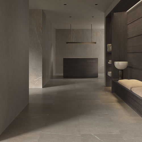 Piastrella in ceramica - VELVET - KRONOS CERAMICHE - in pietra piasentina / spazzolata / anticato