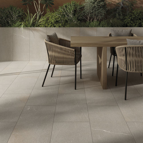 Piastrella in ceramica - FLAMED - KRONOS CERAMICHE - in pietra piasentina / spazzolata / anticato