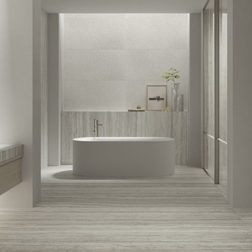 Piastrella in travertino - LUX - KRONOS CERAMICHE - opaca / strutturata / da interno