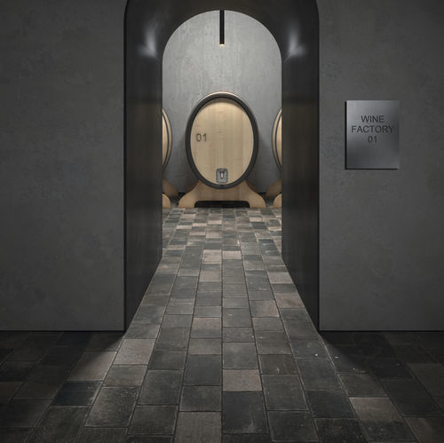 Piastrella in pietra - NAMUR - KRONOS CERAMICHE - opaca / levigata / da interno