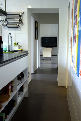 Cucina contemporanea - LUCEM Choc - AD LUCEM - in calcestruzzo / con isola / con impugnature