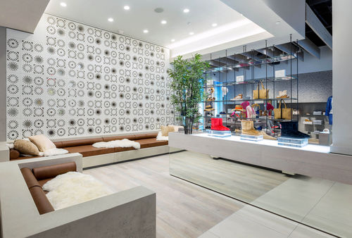 Divanetto imbottito contemporaneo - LUCEM Choc - AD LUCEM - in calcestruzzo / per edifici pubblici / per hotel