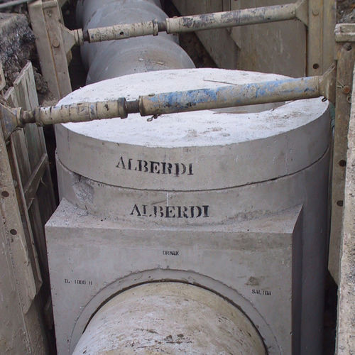 Chiusino in cemento armato - Prefabricados Alberdi - rotondo / prefabbricato