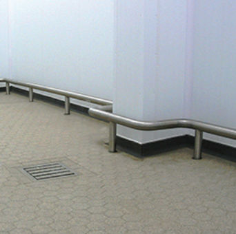 Protezione murale in acciaio inossidabile - TD93 - johnlord specialist flooring