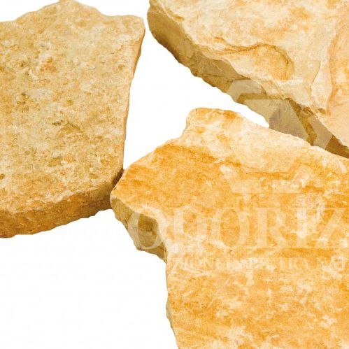 Lastra in pietra in gres - GEA'S : RIND STONE - ODORIZZI soluzioni in pietra - per pavimento / sabbiata