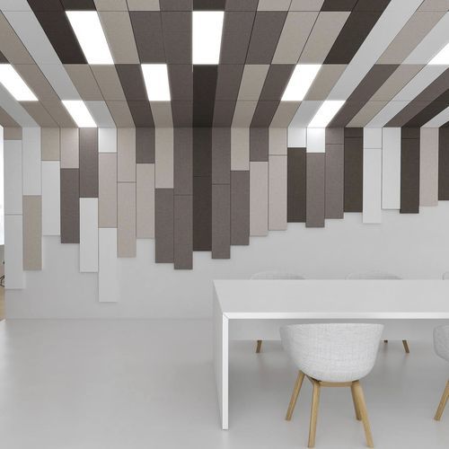 Pannello acustico per muro - PARQUET™ - anima&corpo - per soffitto / in tessuto / in fibra di poliestere