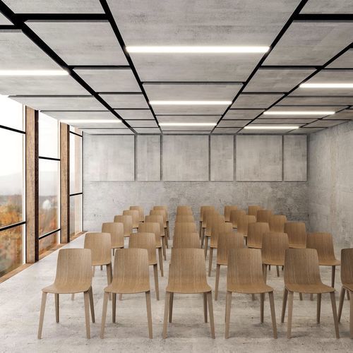 Pannello acustico per muro - SURFACE™ - anima&corpo - per soffitto / autoportante / in fibra di poliestere