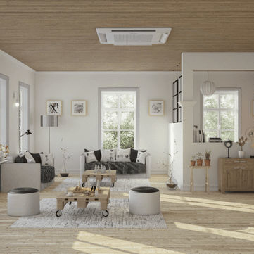 Condizionatore a soffitto - AC052RN4DKG/EU - Samsung UK - split / residenziale / professionale
