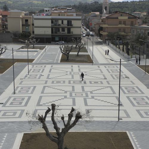 Lastricato in calcestruzzo - NON-SLIP B : ETNA B. / B.S B. - FIMAS PAVIMENTI IN MONOSTRATO VULCANICO DELL'ETNA - in pietra / da esterno / testurizzato