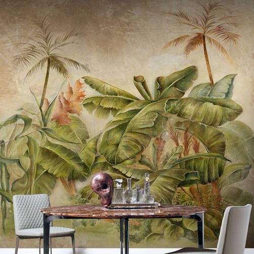 Carta da parati contemporanea - BANANIER - Wallpepper - in fibra di cellulosa / in fibra naturale / con motivi naturali