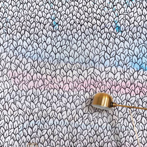 Carta da parati contemporanea - AL TRAMONTO - Wallpepper - in fibra di cellulosa / in fibra naturale / con motivi naturali