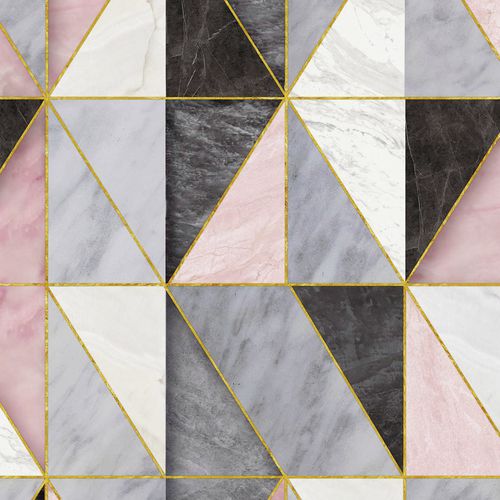 Carta da parati contemporanea - RHOMBUS  - Wallpepper - con motivi geometrici / con motivo stampato