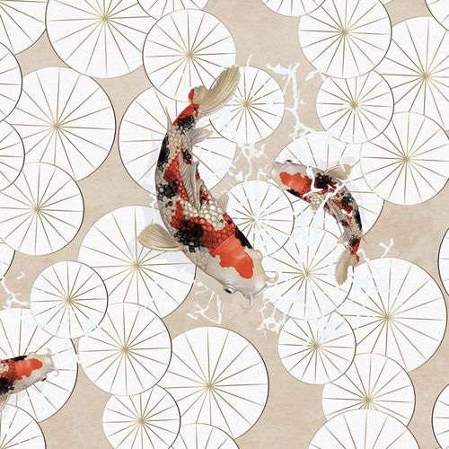 Carta da parati contemporanea - RICE RAIN - Wallpepper - con animali / con motivo stampato