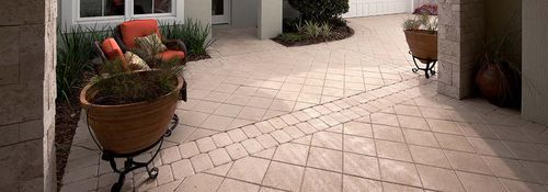 Pavé in calcestruzzo - 12X12 - Belgard Hardscapes - permeabile / per pedoni / per spazio pubblico