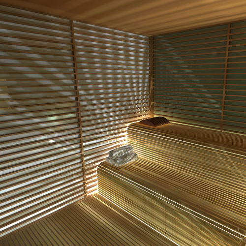 Sauna per uso residenziale - Riviera vision - AWD - contract / in legno / per interni