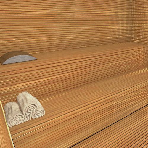 Sauna contract - Luxe Pro - AWD - in legno / per interni