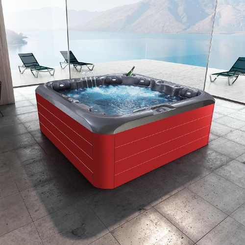Spa fuoriterra - ID 620 - AWD - quadrata / 6 posti / in acrilico