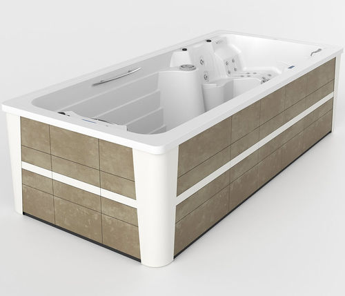 Spa da incasso per nuoto controcorrente - Amazon - AWD - fuoriterra / rettangolare / 3 posti