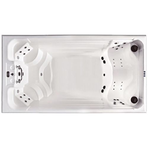 Spa da incasso per nuoto controcorrente - HYDROSWIM RELAX 13 - AWD - rettangolare / 4 posti / in acrilico