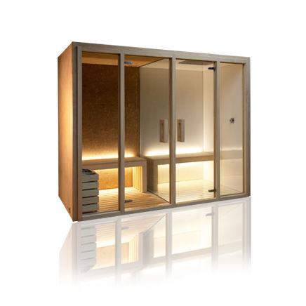 Cabina hammam in kit - COMBI SAUNA ET HAMMAM - AWD - contract / per uso residenziale