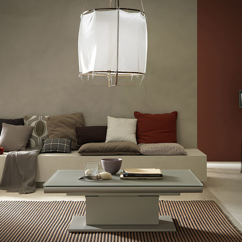 Tavolino basso contemporaneo - ARES  - altacom italia - in vetro / in ceramica / in melaminico