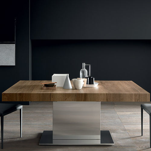 Tavolo da pranzo contemporaneo - TOWER - altacom italia - in legno laccato / in legno tinto / in melaminico