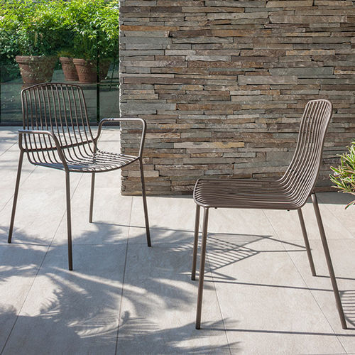 Sedia contemporanea - JASMINE - altacom italia - da giardino / in metallo / con supporto in metallo