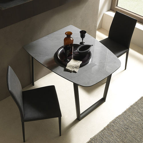 Tavolo da pranzo contemporaneo - RIBOT - altacom italia - in legno / in melaminico / con supporto in metallo